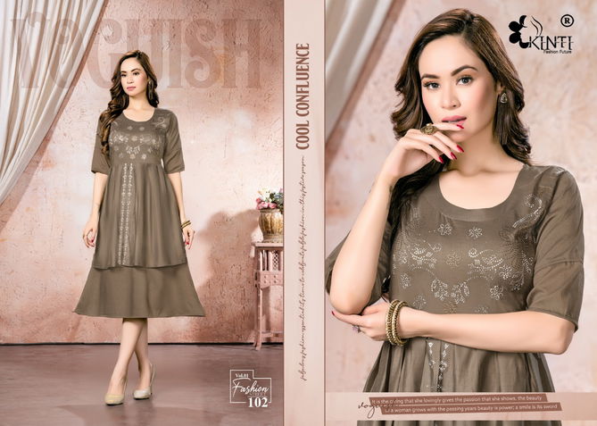 Street Vol 1 By Kinti Fashion Party Wear Kurtis Catalog